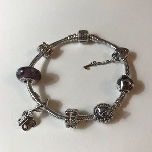 Pandora Bracelet With Charms